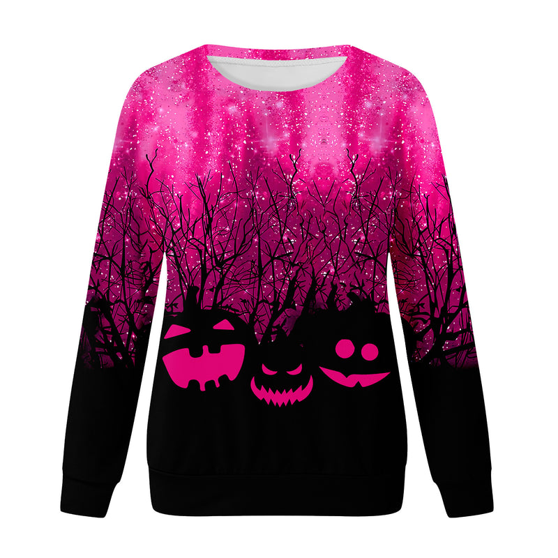 Printed Casual Long Sleeve Pullover Hoodie