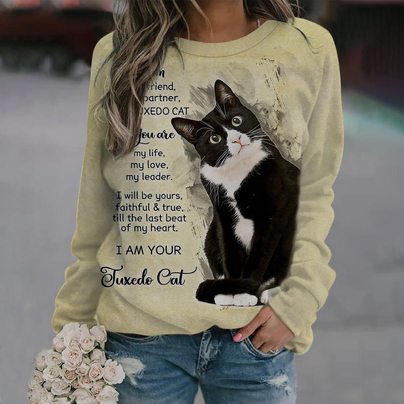 Printed Casual Long Sleeve Pullover Hoodie