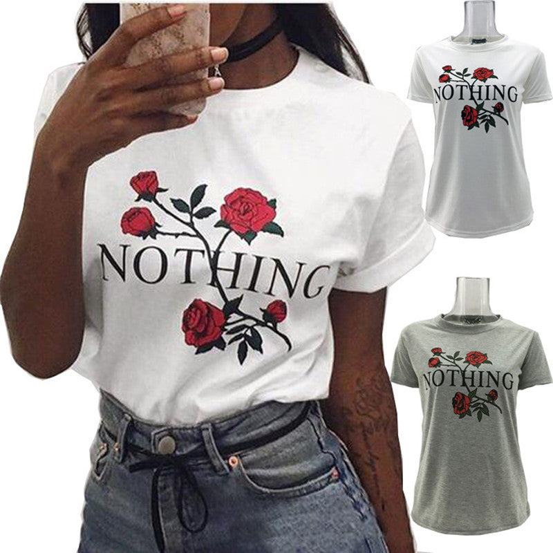 Women Summer Casual Blouse Shirt Loose T-Shirts Tops